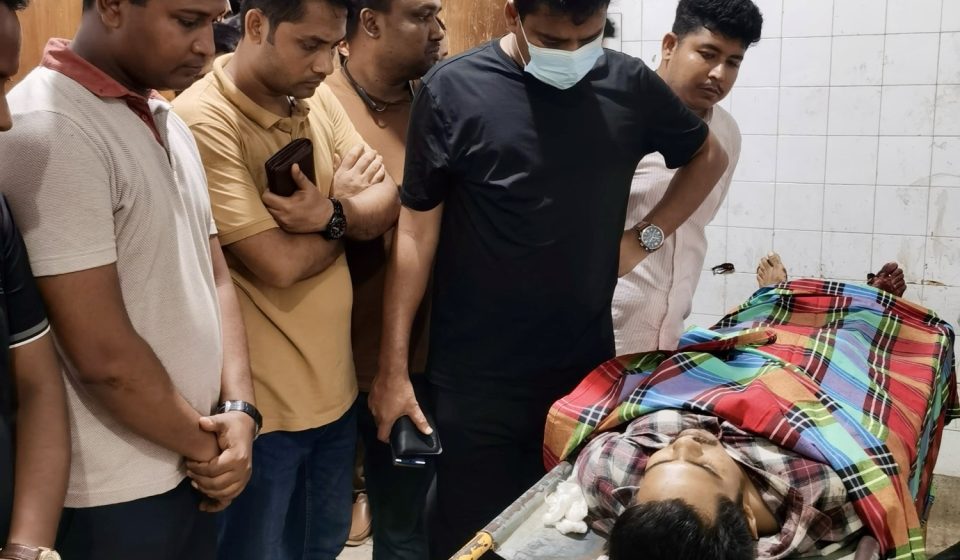 Funeral prayers for Shahriar Alam Samy (14 May 2025) after Zuhr at DU Central Mosque