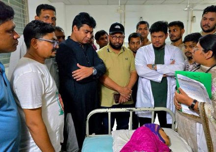 ক্যান্সার আক্রান্ত জান্নাতের পাশে মানবিক ছাত্রনেতা নাছির উদ্দীন নাছির